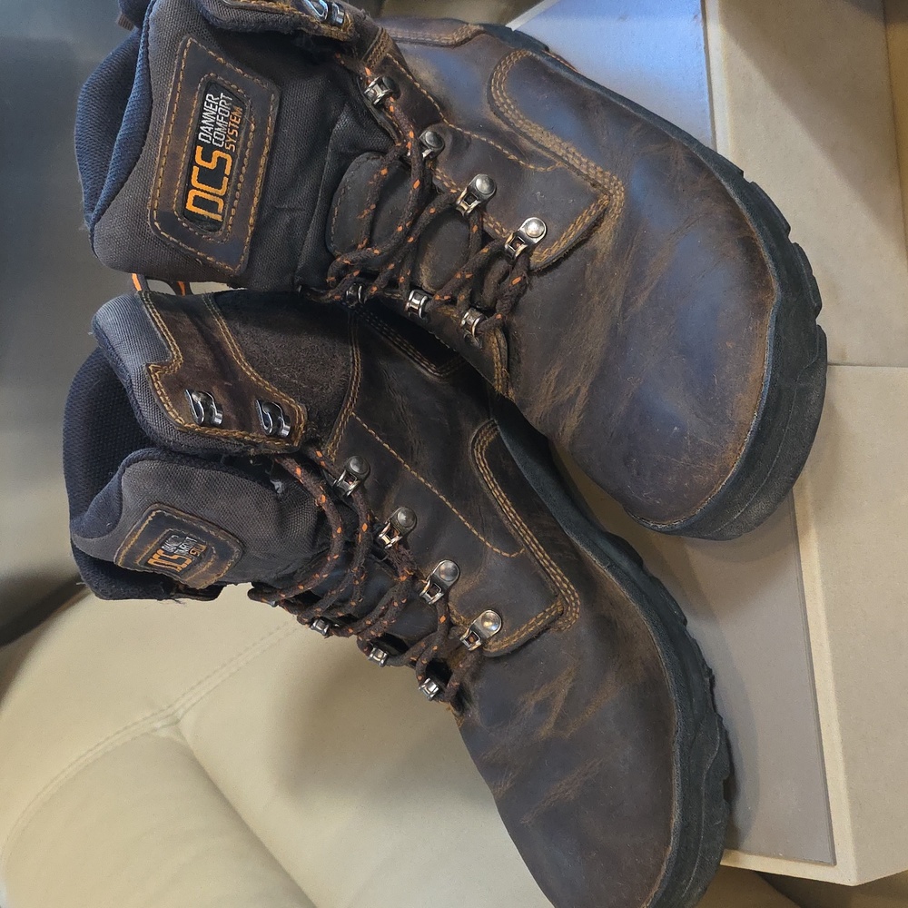 Danner Men's Crafter 6" 12433 Waterproof Brown Leather Boots Size 9.5